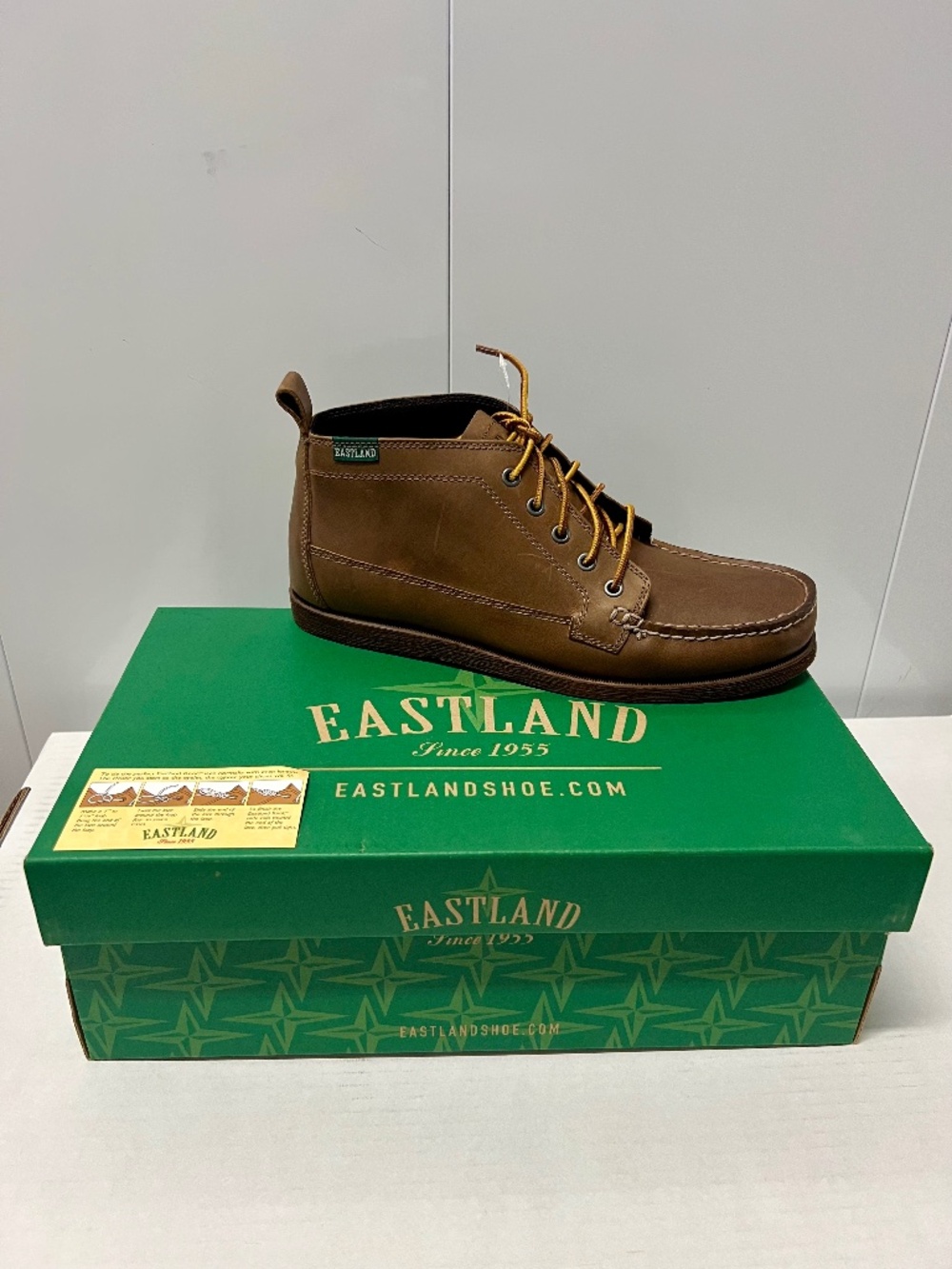 EASTLAND Seneca Active Memory Foam Men Chukka Leather Boots